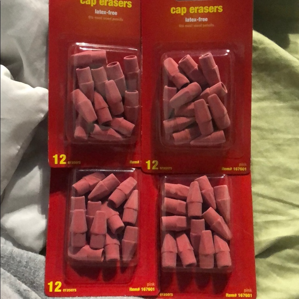 🤑Staples Cap Erasers